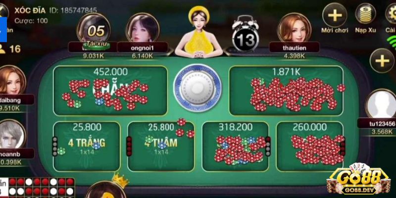 Những tính năng hiện đại trong game xóc đĩa livestream