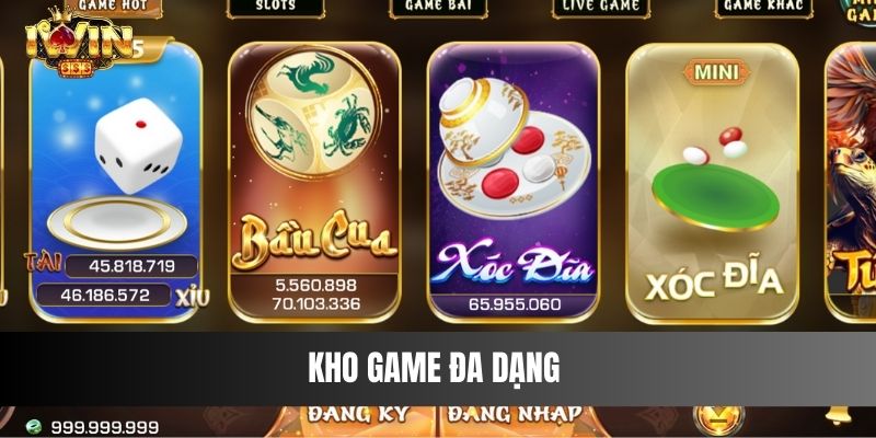 Kho game đa dạng 